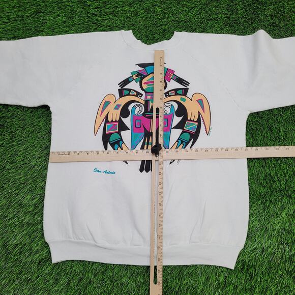 Vintage 1991 Taft-Raiders Sweatshirt Women Large 20x22 Texas - Picture 4 of 16